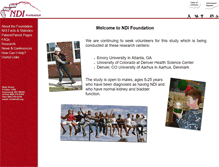 Tablet Screenshot of ndif.org